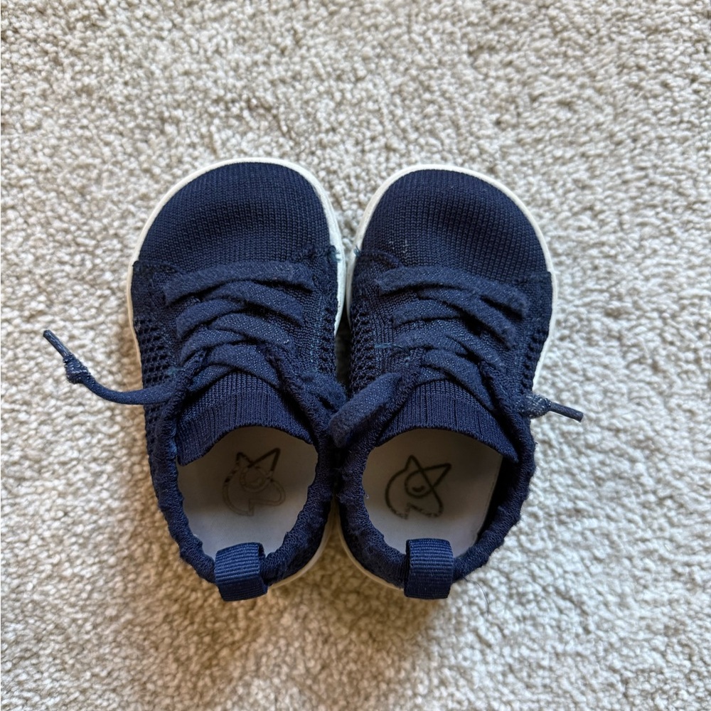 Navy Blue Baby Walker Shoes
